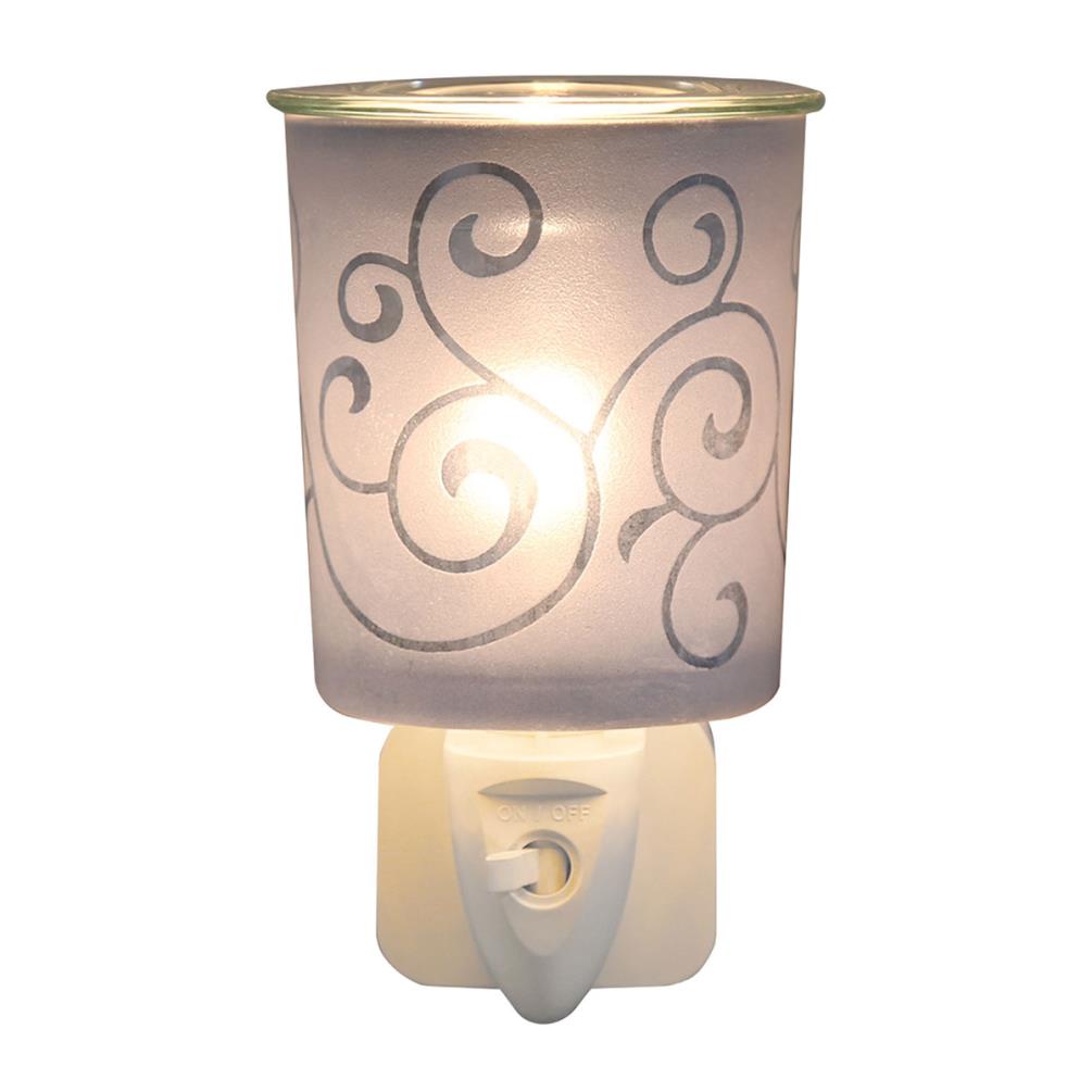Aroma Blue Swirl Plug In Wax Melt Warmer Extra Image 1